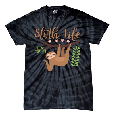 Sloth Life Tie-Dye T-Shirt