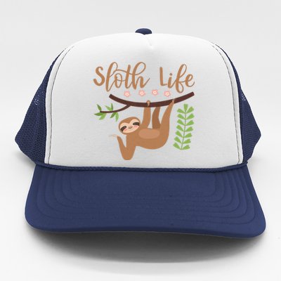 Sloth Life Trucker Hat