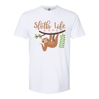 Sloth Life Softstyle CVC T-Shirt