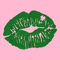 Shamrock Lip St Patricks Day Hoodie
