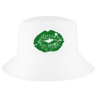 Shamrock Lip St Patricks Day Cool Comfort Performance Bucket Hat