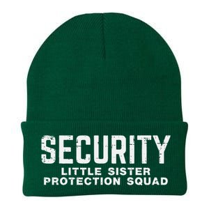 Security Little Sister Protection Squad Knit Cap Winter Beanie