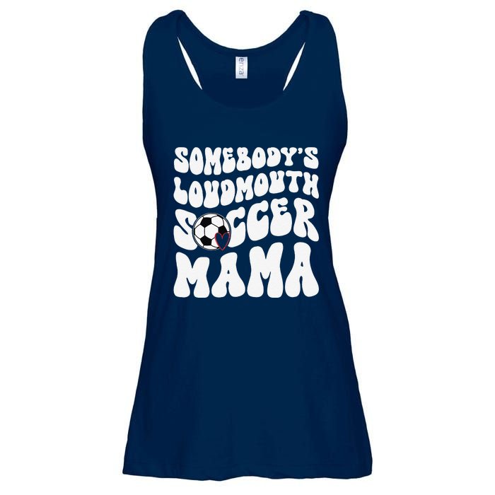 Somebody’S Loudmouth Soccer Mama Mothers Day Gifts For Mom Ladies Essential Flowy Tank