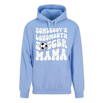 Somebody’S Loudmouth Soccer Mama Mothers Day Gifts For Mom Unisex Surf Hoodie