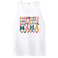 Somebody's Loudmouth Softball Mama Mom Mother's Day PosiCharge Competitor Tank