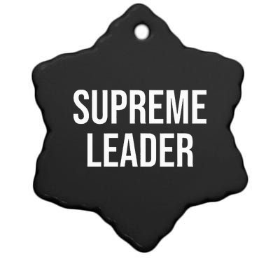 Supreme Leader Ceramic Star Ornament