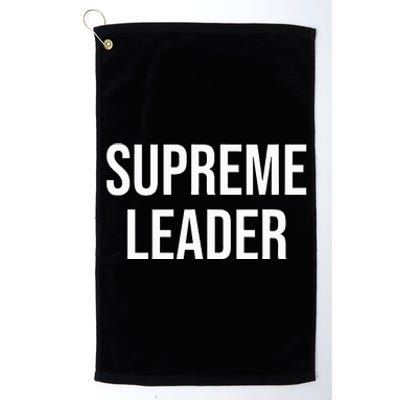 Supreme Leader Platinum Collection Golf Towel