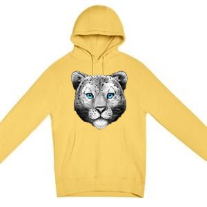 Snow Leopard Premium Pullover Hoodie