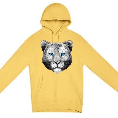 Snow Leopard Premium Pullover Hoodie