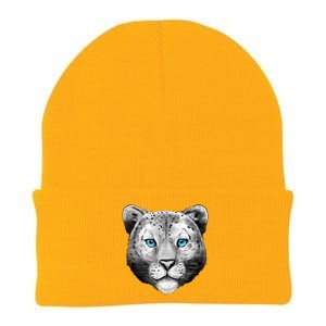 Snow Leopard Knit Cap Winter Beanie