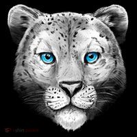Snow Leopard Apron