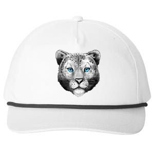 Snow Leopard Snapback Five-Panel Rope Hat