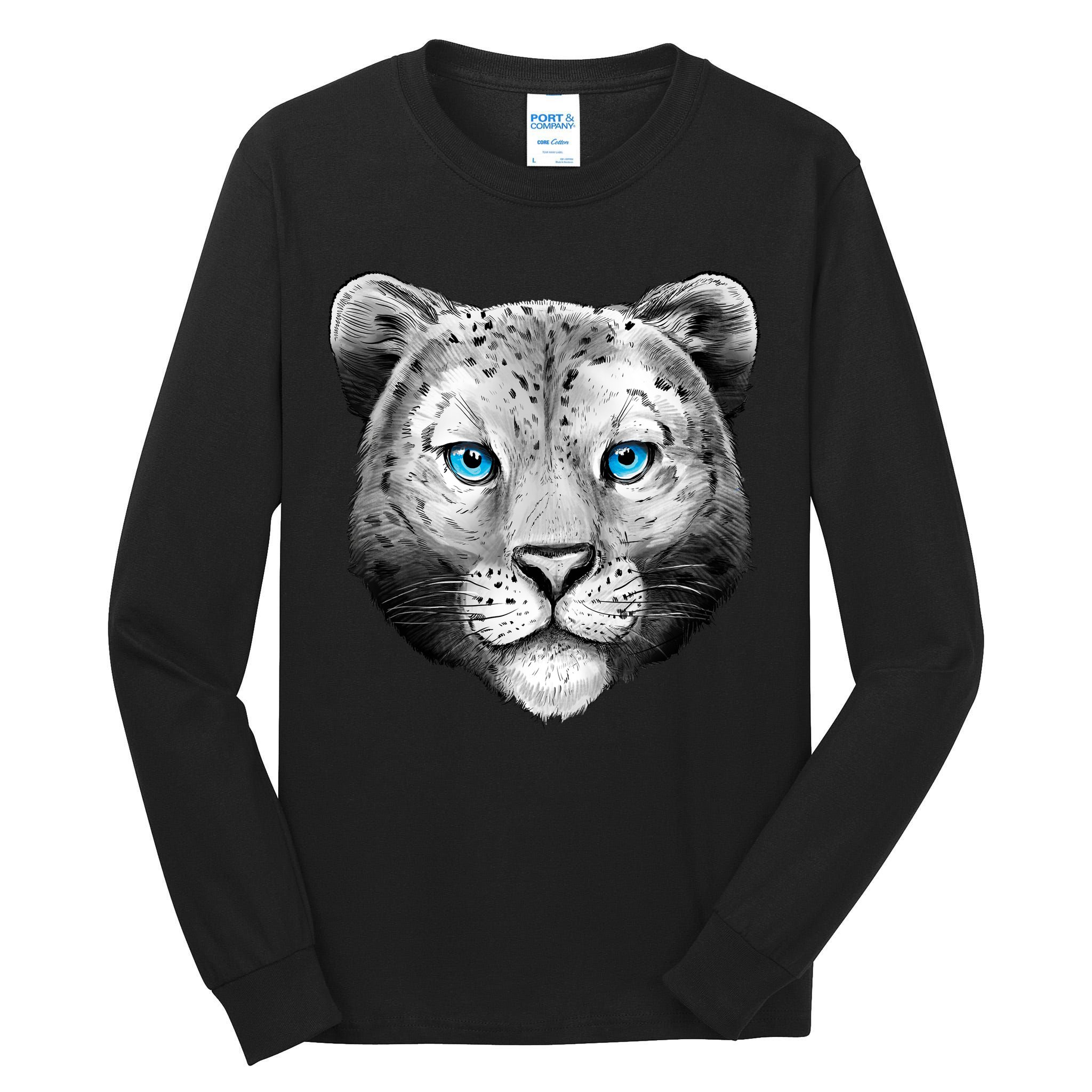 Snow Leopard Tall Long Sleeve T-Shirt
