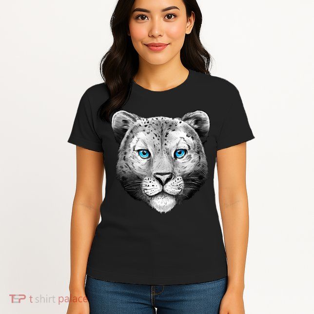 Snow Leopard Womens T-Shirt