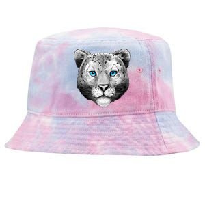 Snow Leopard Tie-Dyed Bucket Hat