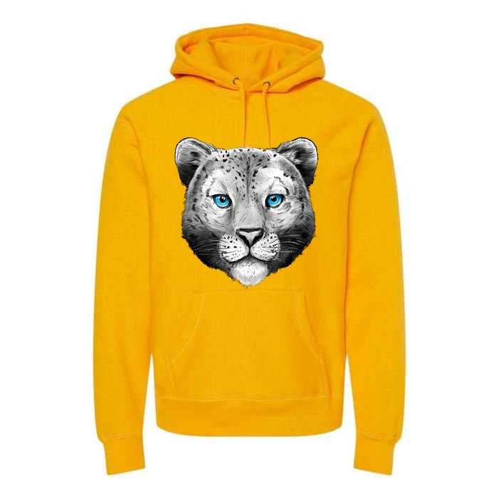 Snow Leopard Premium Hoodie