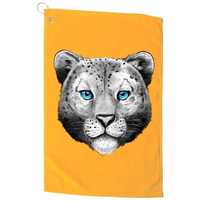 Snow Leopard Golf Towel