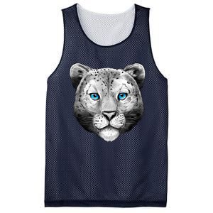 Snow Leopard Mesh Reversible Basketball Jersey Tank