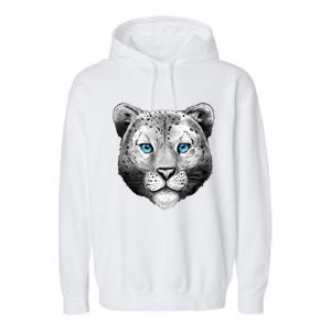 Snow Leopard Garment-Dyed Fleece Hoodie