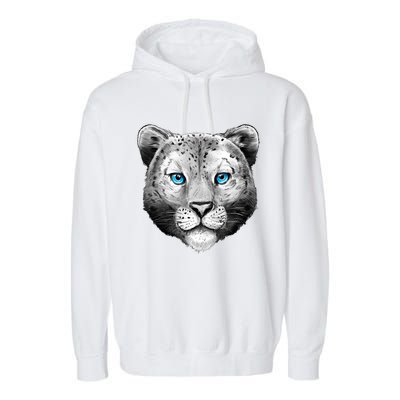 Snow Leopard Garment-Dyed Fleece Hoodie