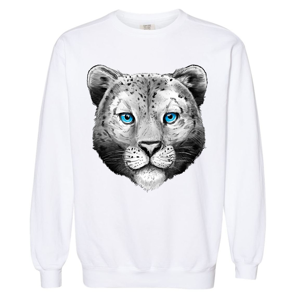 Snow Leopard Garment-Dyed Sweatshirt