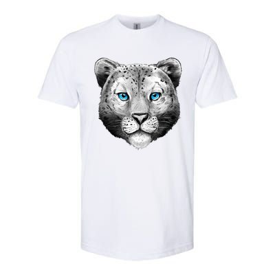 Snow Leopard Softstyle CVC T-Shirt