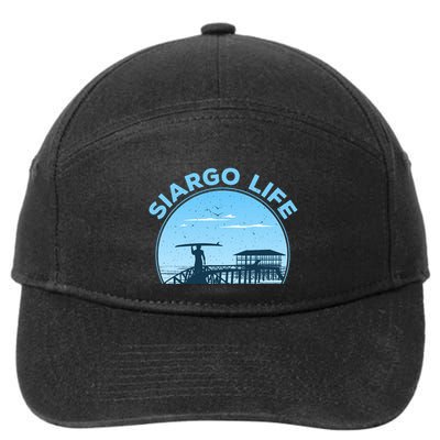Siargao Life 7-Panel Snapback Hat