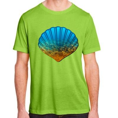 Seashell Lovers Silhouette Earth Day And Ocean Week Gift Adult ChromaSoft Performance T-Shirt