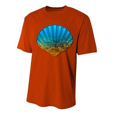 Seashell Lovers Silhouette Earth Day And Ocean Week Gift Performance Sprint T-Shirt