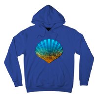 Seashell Lovers Silhouette Earth Day And Ocean Week Gift Hoodie