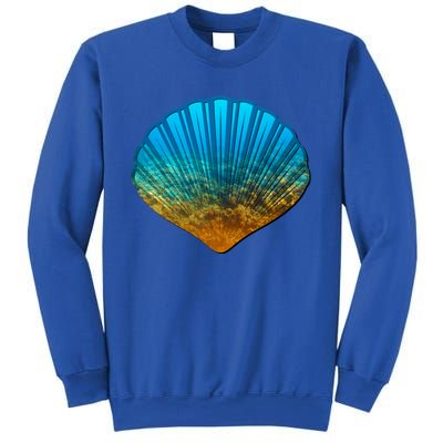 Seashell Lovers Silhouette Earth Day And Ocean Week Gift Sweatshirt