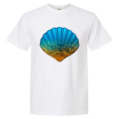 Seashell Lovers Silhouette Earth Day And Ocean Week Gift Garment-Dyed Heavyweight T-Shirt