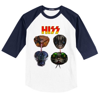 Snake Lover Snake Hiss Baseball Sleeve Shirt