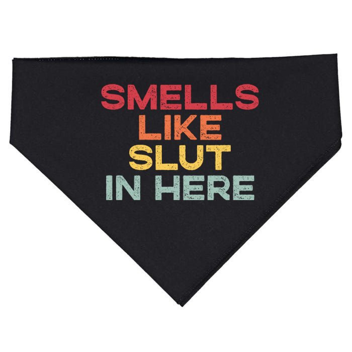 Smells Like Slut In Here Funny USA-Made Doggie Bandana