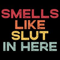 Smells Like Slut In Here Funny Wool Snapback Cap