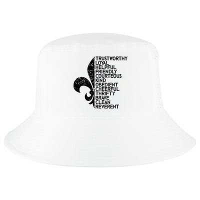 Scout Law Scouting Traits Funny Boy Summer Vacation Cool Comfort Performance Bucket Hat
