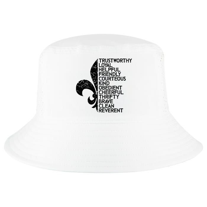 Scout Law Scouting Traits Funny Boy Summer Vacation Cool Comfort Performance Bucket Hat