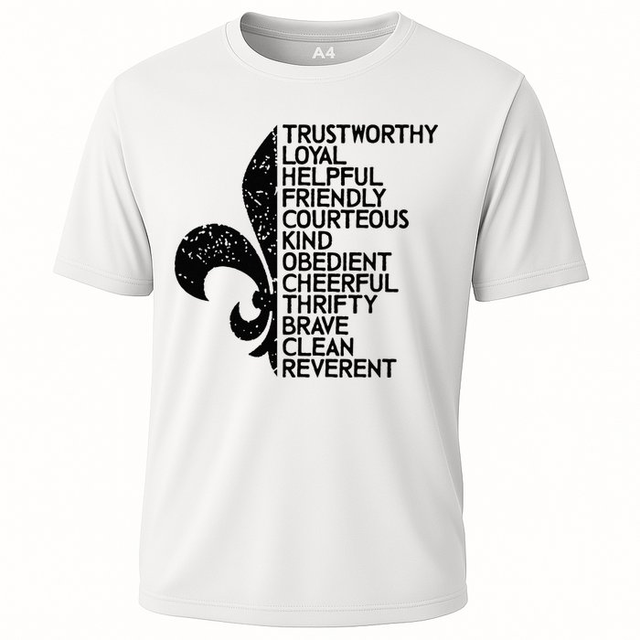 Scout Law Scouting Traits Funny Boy Summer Vacation Cooling Performance Crew T-Shirt