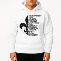 Scout Law Scouting Traits Funny Boy Summer Vacation Hoodie