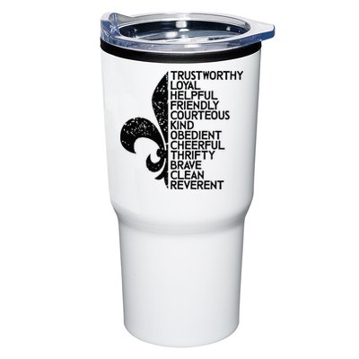 Scout Law Scouting Traits Funny Boy Summer Vacation Tumbler