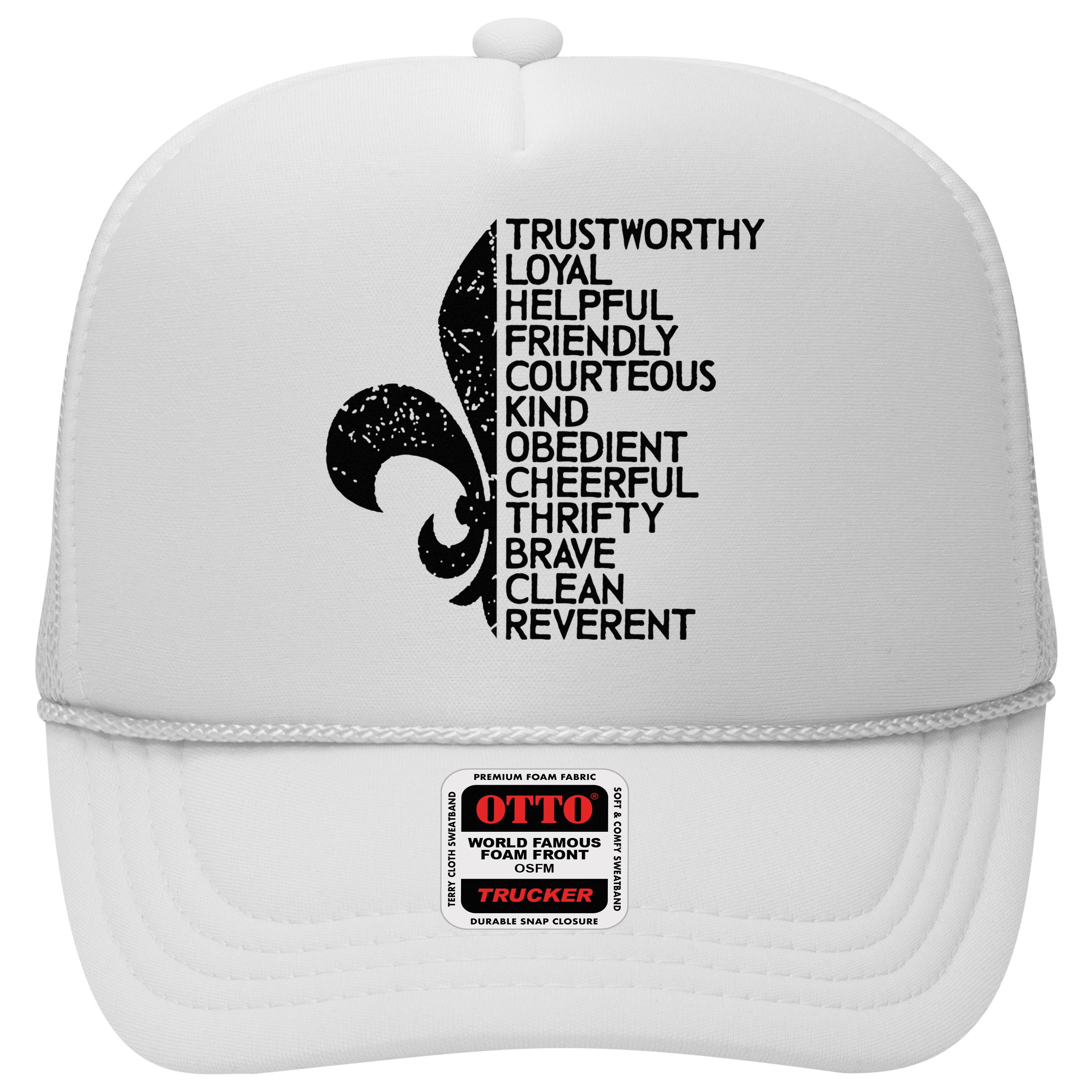 Scout Law Scouting Traits Funny Boy Summer Vacation Hat