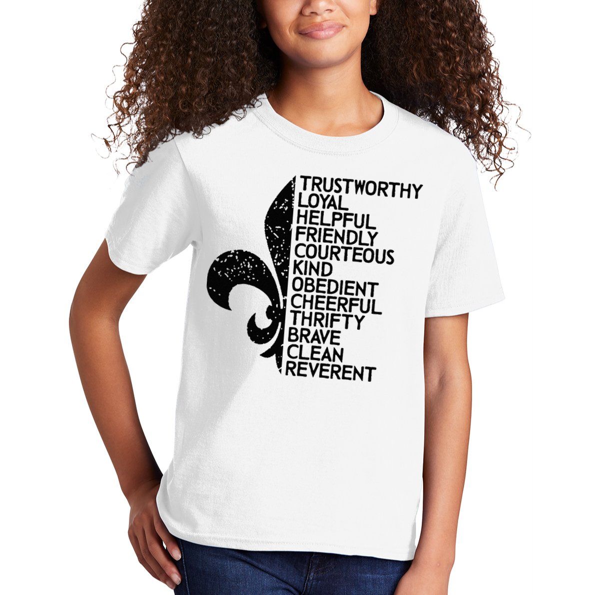 Scout Law Scouting Traits Funny Boy Summer Vacation Kids T-Shirt