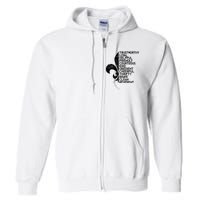 Scout Law Scouting Traits Funny Boy Summer Vacation Full Zip Hoodie