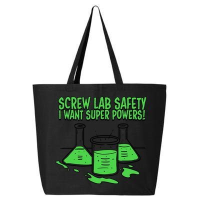 Screw Lab Safety I Want Superpowers 25L Jumbo Tote