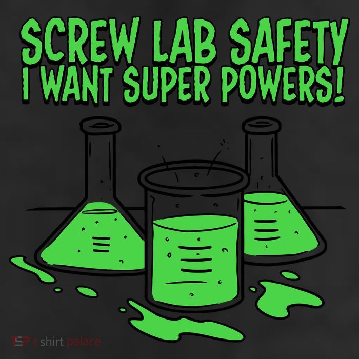 Screw Lab Safety I Want Superpowers 25L Jumbo Tote