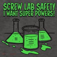 Screw Lab Safety I Want Superpowers Vector Backpack