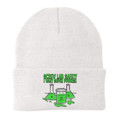 Screw Lab Safety I Want Superpowers Beanie