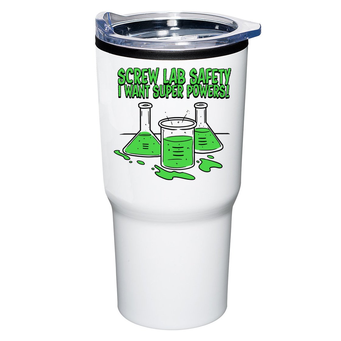 Screw Lab Safety I Want Superpowers Tumbler