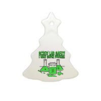 Screw Lab Safety I Want Superpowers Ceramic Tree Ornament