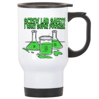 Screw Lab Safety I Want Superpowers Stainless Steel Travel Mug